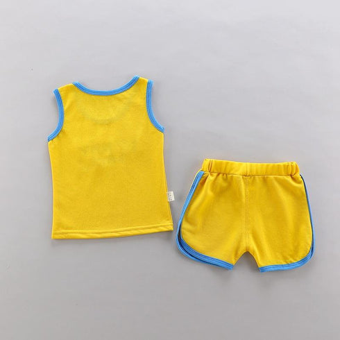 Summer boy short sleeve two-piece set
